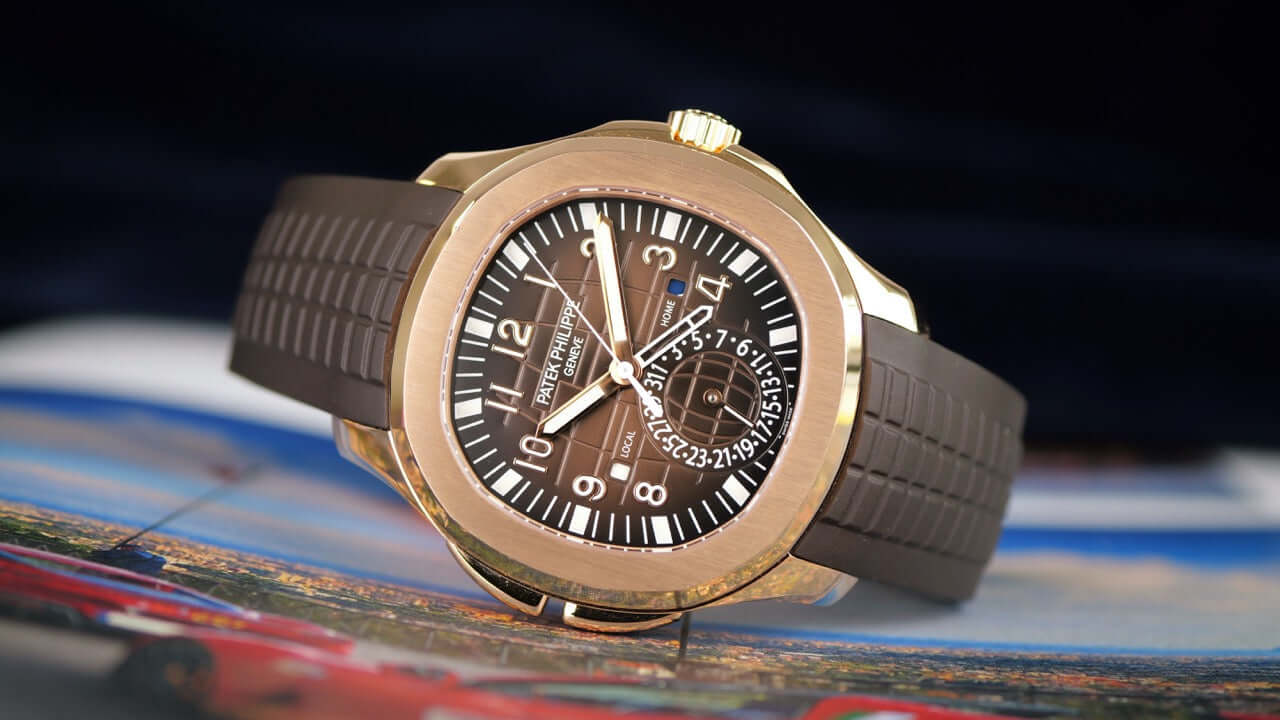 Patek Philippe Aquanaut Travel Time 5164R-001: Stilvoll über Zeitzonen hinweg.