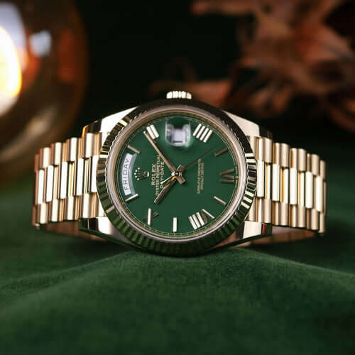 Rolex Day-Date 228238 - Green Lacquer: Eine Hommage an die legendäre Stella-Serie