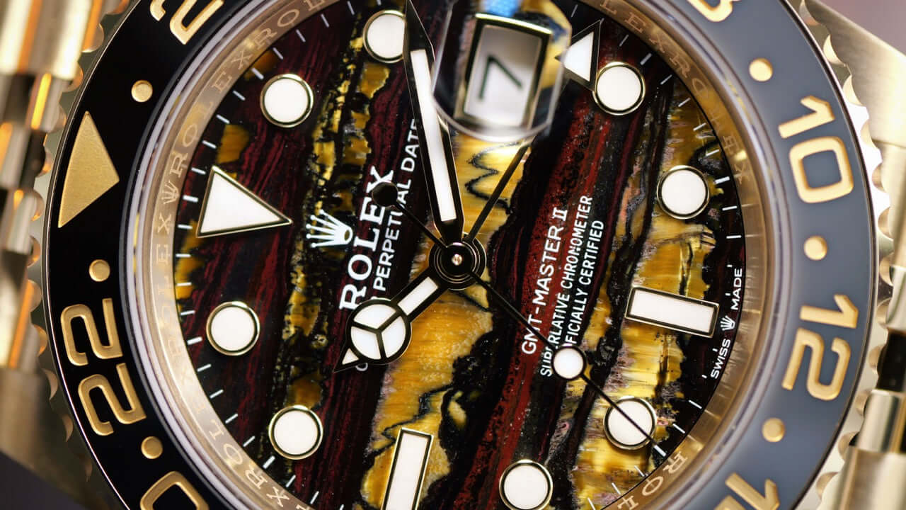 Rolex GMT-Master II 126718GRNR Tiger Iron: Ein Zifferblatt mit 2,5 Milliarden Jahren Geschichte