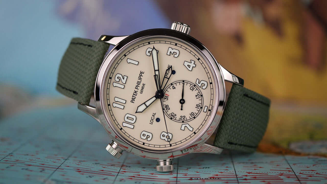 Die Fliegeruhr in Fein: Patek Philippe Calatrava Pilot Travel Time 5524G