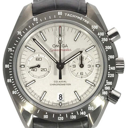 Omega Speedmaster Dark Side of the Moon Herrenuhr mit schwarzem Lederarmband und Chronographenfunktion – Jetzt online bestellen!