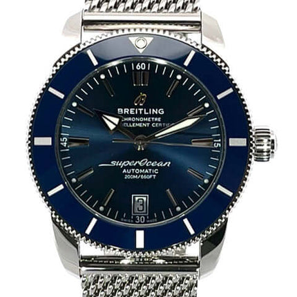 Breitling Superocean Heritage II 42 Uhr mit blauem Zifferblatt und Metallarmband, in Deutschland sofort kaufen