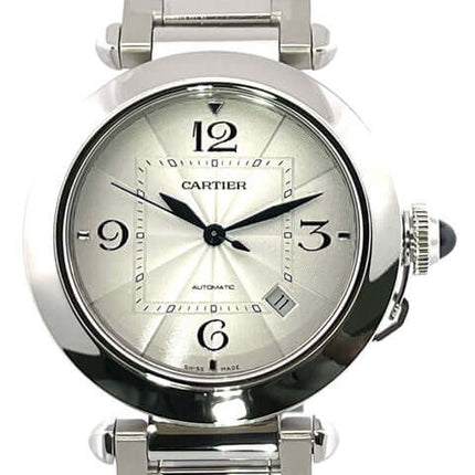 Luxus Armbanduhr Pasha de Cartier aus Edelstahl, Damen- und Herrenuhr, jetzt online kaufen bei Cartier.