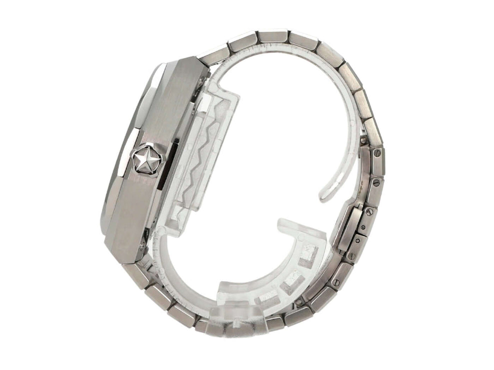 Zenith Defy Skyline 03.9300.3620/51.I001 Edelstahl-Gehäuse und -Armband von der Seite