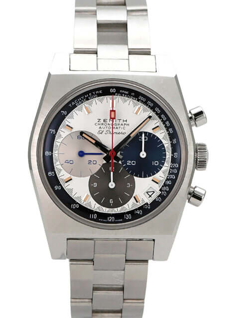 Zenith Chronomaster Revival El Primero A3817 03.A384.400/3817.M3817 Edelstahl Chronograph mit silberfarbenem Zifferblatt
