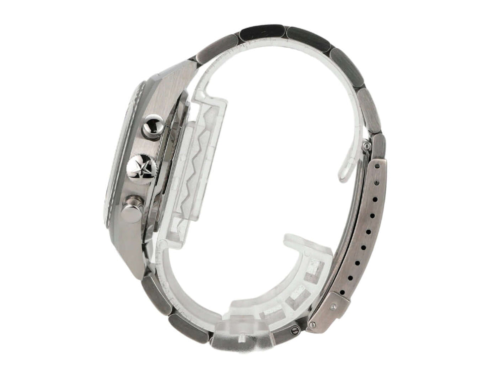 Zenith Chronomaster Revival El Primero A3817 03.A384.400/3817.M3817 Sichtseite des Edelstahlgehäuses und Armbands.