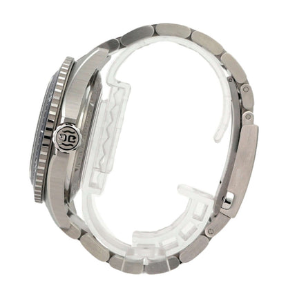 Glashütte SeaQ Panoramadatum 1-36-13-02-81-70 seitliche Ansicht mit polierter Edelstahl-Lünette und Edelstahlband.