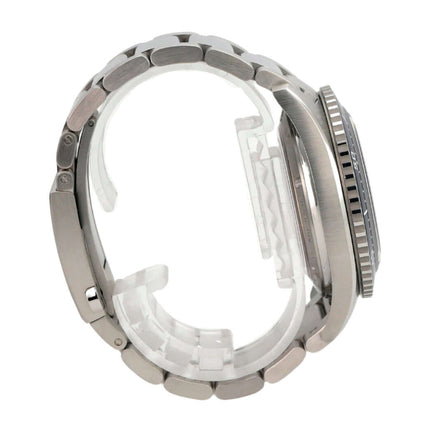 Glashütte SeaQ Panoramadatum 1-36-13-02-81-70 Ansicht von der Seite, Edelstahlgehäuse und -band.