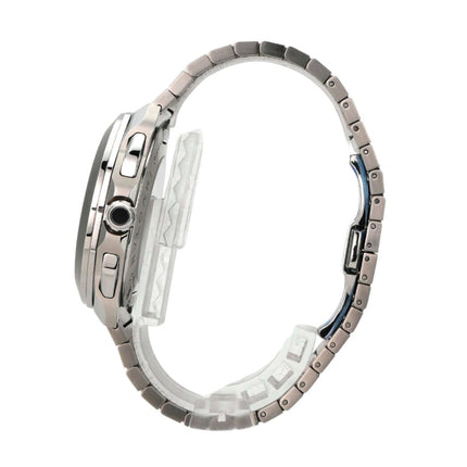 Bvlgari Octo Roma Chronograph Steel 103471 Edelstahlgehäuse und Band seitliche Ansicht der Uhr