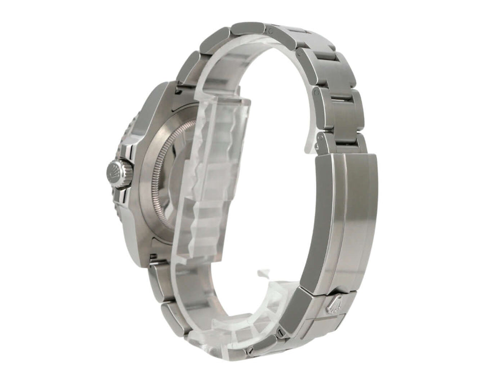 Rolex Submariner No Date 114060 aus Edelstahl mit Oysterband, Seitenansicht der Taucheruhr