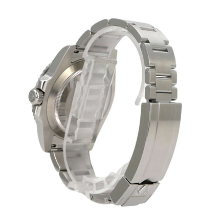 Rolex Submariner No Date 114060 Edelstahlgehäuse und -band, seitliche Ansicht des Uhrenarmbands.