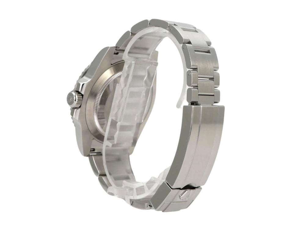 Rolex Submariner No Date 114060 Edelstahlgehäuse und -band, seitliche Ansicht des Uhrenarmbands.