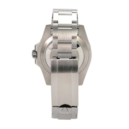 Rolex Submariner No Date 114060 Rückansicht des Edelstahlgehäuses und Armbands