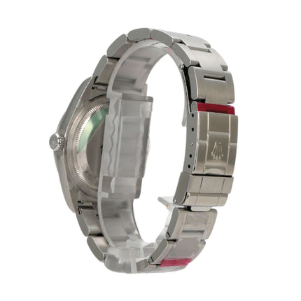 Rolex Explorer I Edelstahl Armband in poliertem und satiniertem Finish für eine elegante Optik.