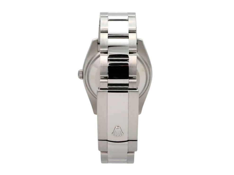 Rolex Oyster Perpetual Date 34 115234 Weiß Diamant: Edelstahl- und Weißgold-Uhr mit Oyster-Armband