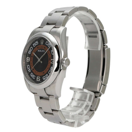 Rolex Oyster Perpetual 36 116000 Schwarz Edelstahlarmband, schwarzes Zifferblatt, hervorragender Zustand.