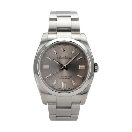 Rolex Oyster Perpetual 36 Ref. 116000 in Stahlfarben mit Edelstahlarmband und saphirglas, sehr guter Zustand.