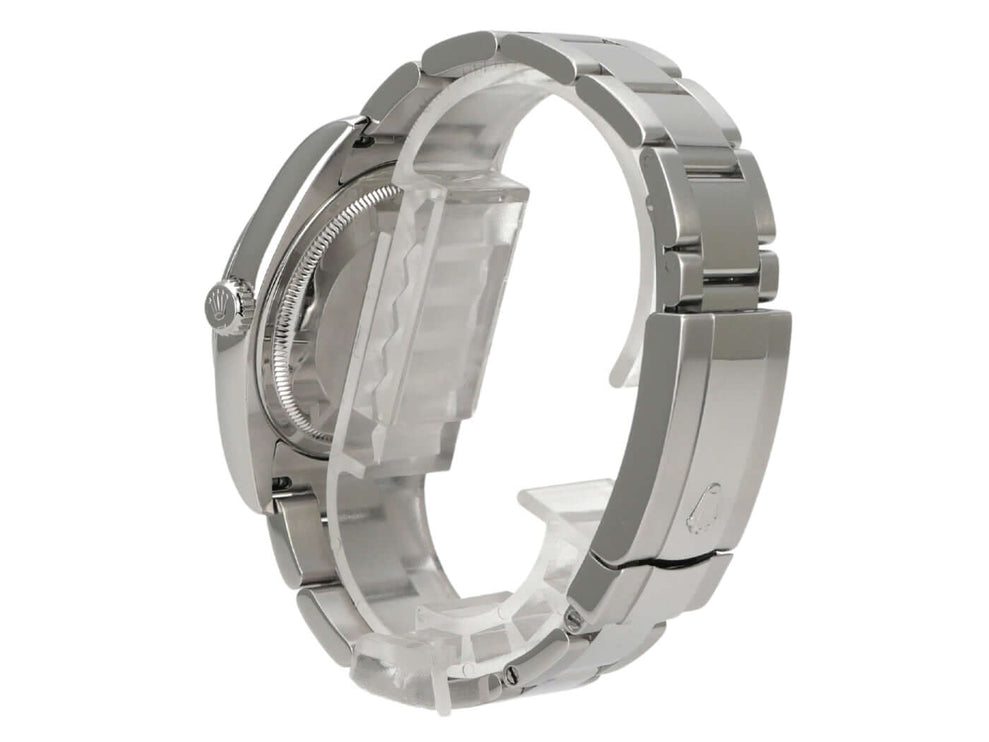 Rolex Datejust 36 Edelstahl 116200 Blau, gebrauchte Herrenuhr aus Edelstahl mit blauem Zifferblatt und Oyster-Armband