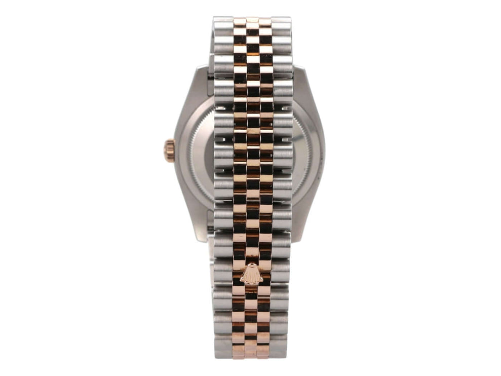 Rolex Datejust 36 116231 Stahlfarben Römisch Jubile-Band, Edelstahl/Roségold mit Jubilé-Armband und 36 mm Gehäuse