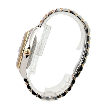 Rolex Datejust 36 116233 Schwarz Diamant Jubile-Band, Edelstahl/Gelbgold mit schwarzem Diamantzifferblatt