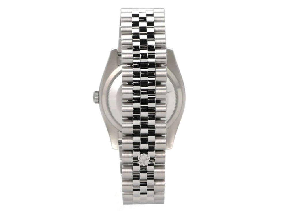 Rolex Datejust 36 Ref. 116234 Blau Römisch Jubile-Band, Edelstahl-Argon mit Jubile-Armband