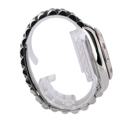 Rolex Datejust 36 Turn-O-Graph 116264 geöffnete Edelstahl und Weißgold Schließe mit Jubile-Band