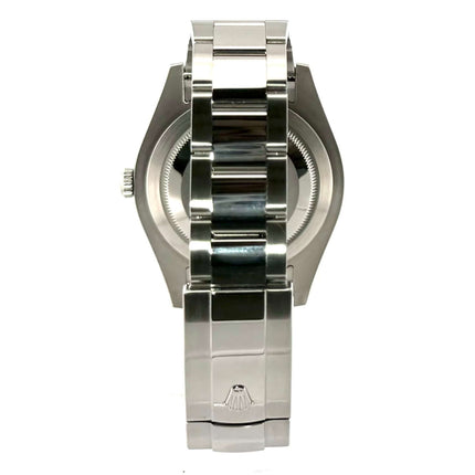 Rückansicht Rolex Datejust II 41mm Edelstahl/Weißgold Armband und Faltschließe Ref. 116334, poliert und satiniert öyster Edelstahlband