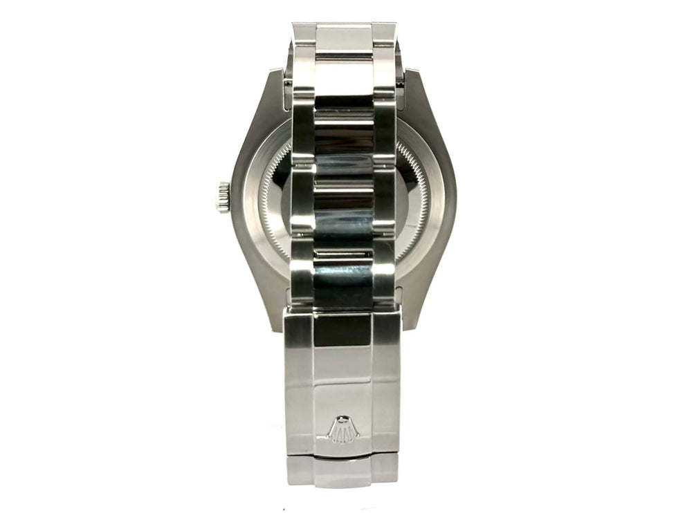 Rückansicht Rolex Datejust II 41mm Edelstahl/Weißgold Armband und Faltschließe Ref. 116334, poliert und satiniert öyster Edelstahlband