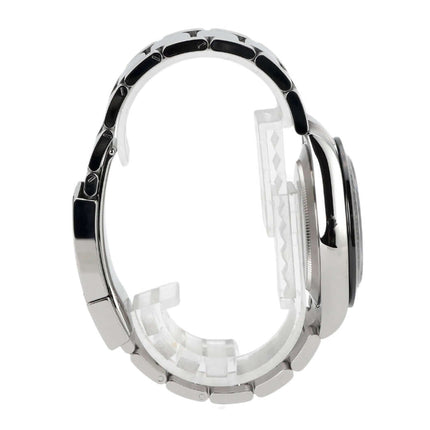 Rolex Daytona Edelstahl 116500LN seitliche Ansicht mit Oyster Armband und Keramiklünette.