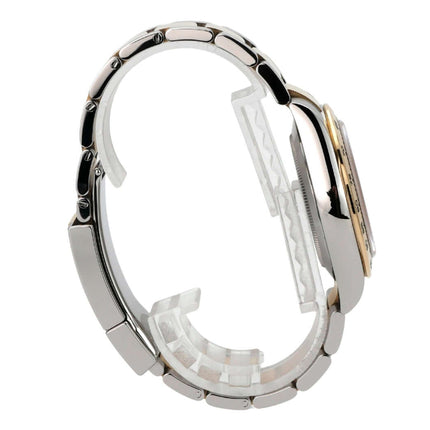 Rolex Daytona Edelstahl Gelbgold 116503 Schwarz seitliche Ansicht des Armbandes und Gehäuses