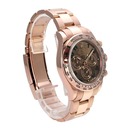 Rolex Cosmograph Daytona 116505 Everose-Gold Choco Arabisch, Luxus Chronograph mit braunem Zifferblatt und Everose-Gold