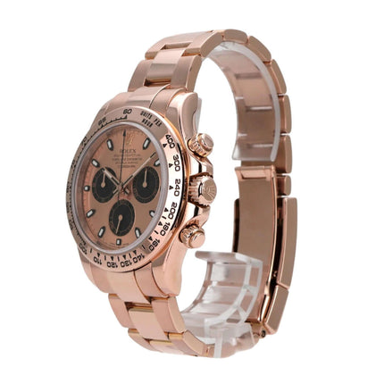 Rolex Cosmograph Daytona 116505 Everose-Gold Sundust Schwarz in 18 kt Everose-Gold mit schwarzem Zifferblatt