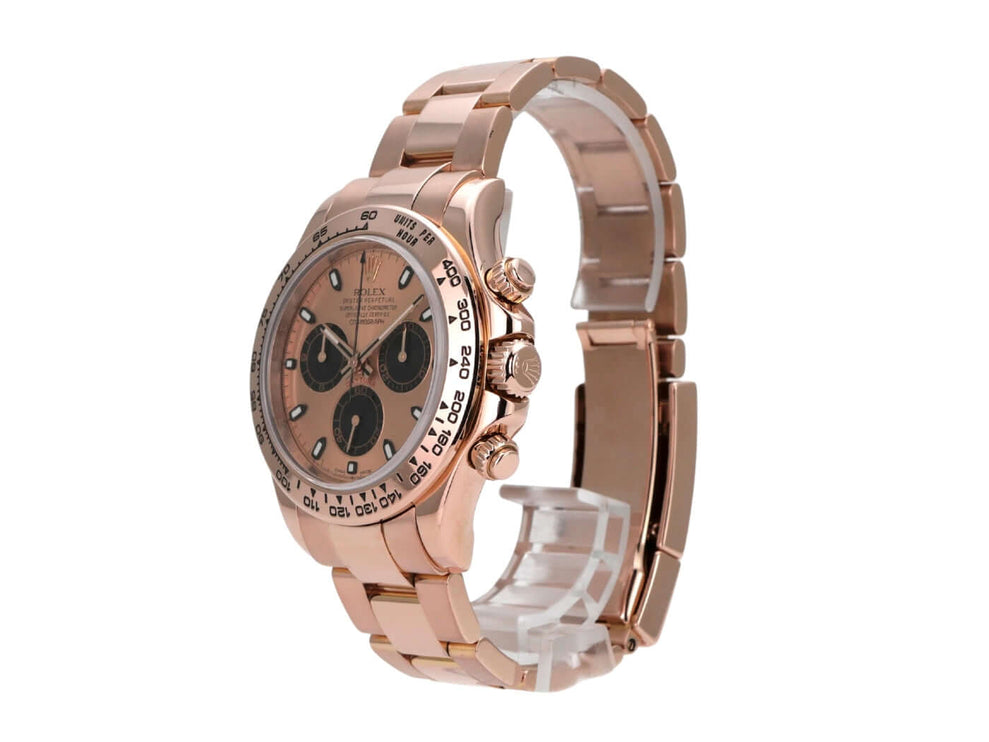Rolex Cosmograph Daytona 116505 Everose-Gold Sundust Schwarz in 18 kt Everose-Gold mit schwarzem Zifferblatt