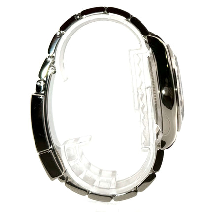 Seitenansicht Rolex Cosmograph Daytona Weißgold Ref. 116509 mit 18 kt Weißgold Gehäuse und Armband