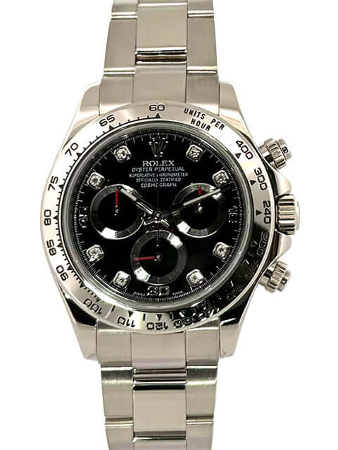 Rolex Daytona Daytona Weissgold Lederband Rolex Cosmograph Daytona