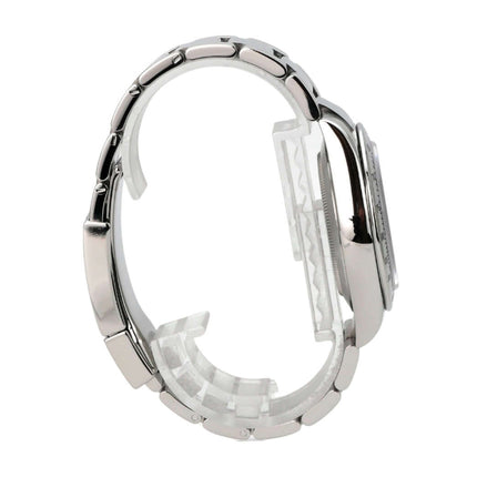 Rolex Daytona Edelstahl 116520 Schwarz seitliche Ansicht Armband und Gehäuse