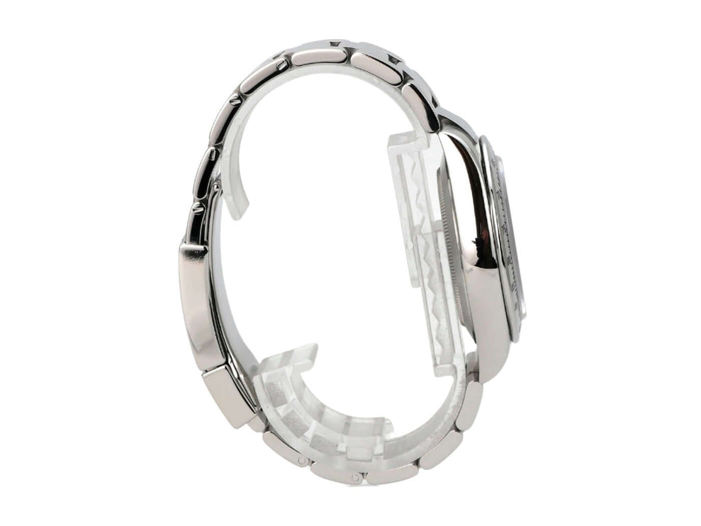 Rolex Daytona Edelstahl 116520 Schwarz seitliche Ansicht Armband und Gehäuse