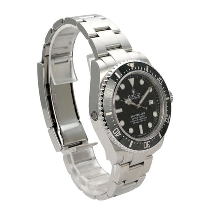 Rolex Sea-Dweller 4000 Ref. 116600 aus 2015, Edelstahl-Sportuhr mit schwarzem Zifferblatt und Oysterband