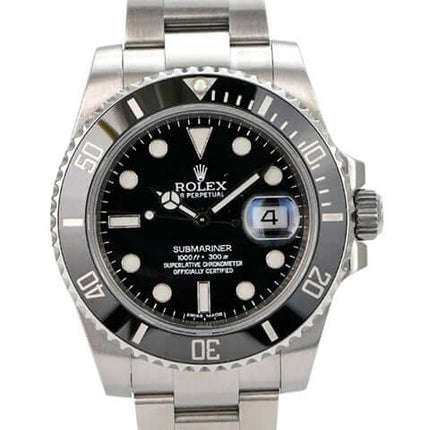 Rolex Submariner Date 116610LN Edelstahl mit schwarzem Zifferblatt und drehbarer Lünette
