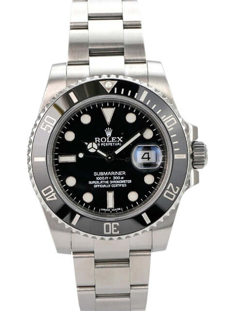 Rolex Submariner Date 116610LN Edelstahl mit schwarzem Zifferblatt und drehbarer Lünette