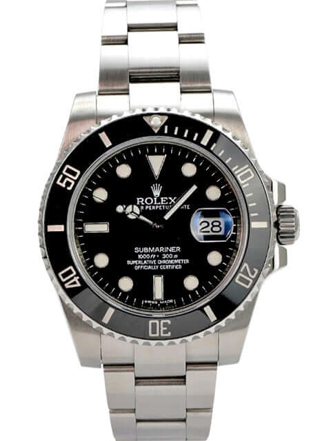 Rolex Submariner Date 116610LN mit schwarzem Zifferblatt und Oyster Edelstahlband