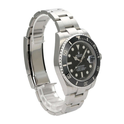 Rolex Submariner Date 116610LN Edelstahlarmband mit schwarzem Zifferblatt und drehbarer Lünette