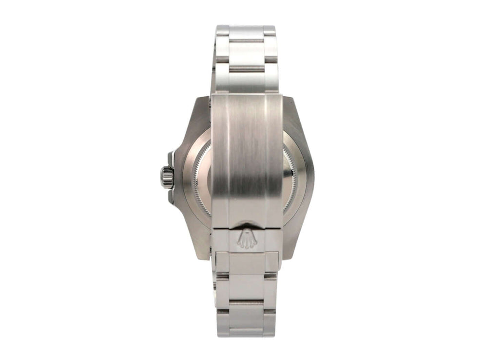 Rolex Submariner Date 116610LN seitliche Ansicht des Edelstahlgehäuses und des Oyster-Armbands.