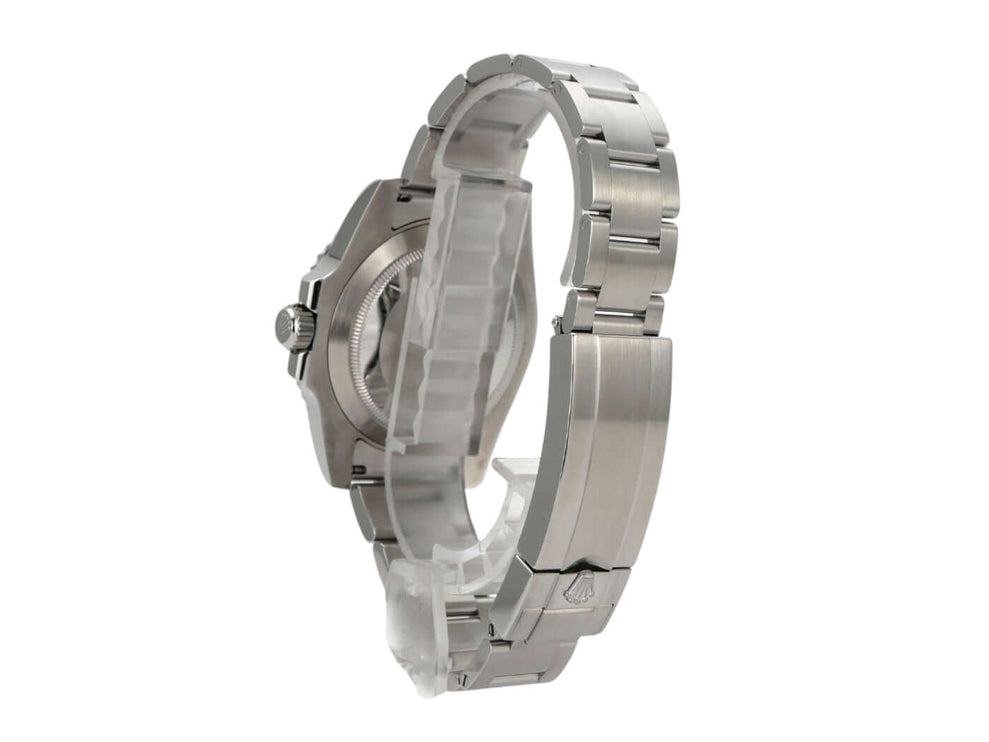 Rolex Submariner Date 116610LN von der Seite, Edelstahlgehäuse und Oyster Edelstahlband.