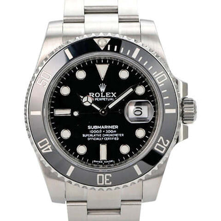 Rolex Submariner Date 116610LN mit schwarzem Zifferblatt und Edelstahlarmband, Gehäuse aus Edelstahl