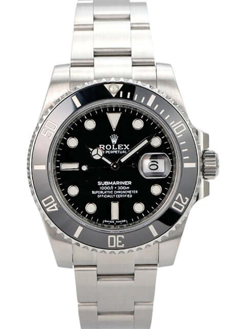 Rolex Submariner Date 116610LN mit schwarzem Zifferblatt und Edelstahlarmband, Gehäuse aus Edelstahl