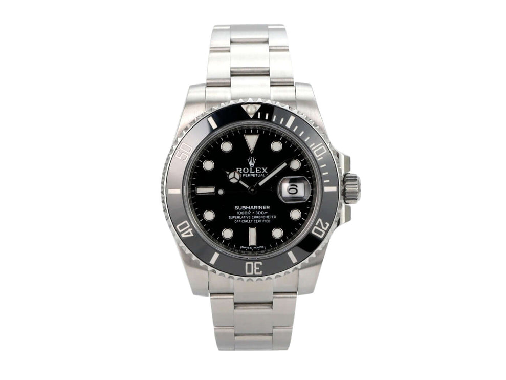 Rolex Submariner Date 116610LN mit schwarzem Zifferblatt und Edelstahlarmband