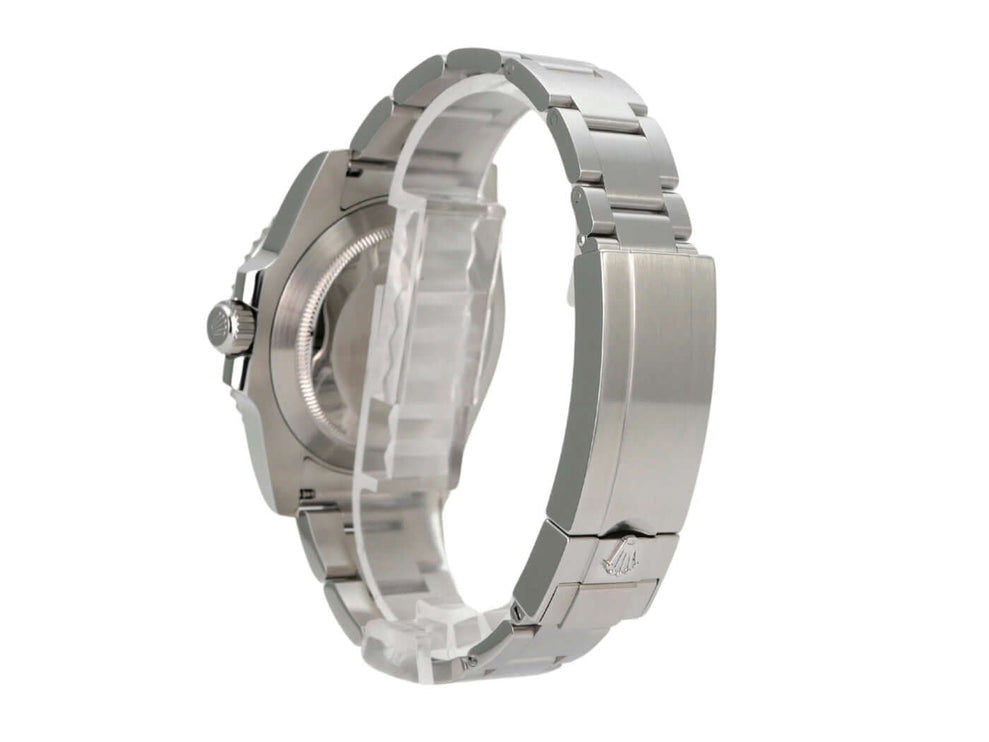 Rolex Submariner Date 116610LN Edelstahlgehäuse und -band in seitlicher Ansicht