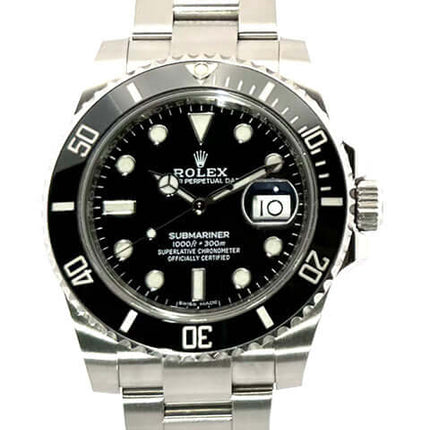 Rolex Submariner Date 116610LN aus Edelstahl mit schwarzer Keramiklünette und Oyster Edelstahlband
