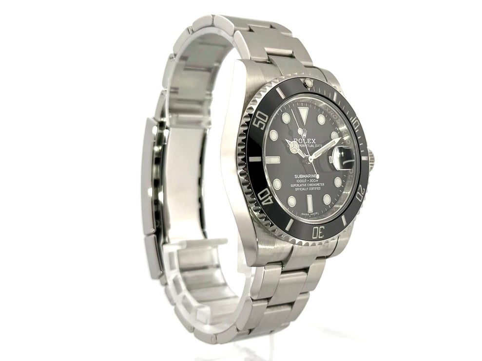 Rolex Submariner Date Ref. 116610LN, Edelstahl Gehäuse und Band, schwarzes Zifferblatt, Keramik Lünette, Baujahr 2019.